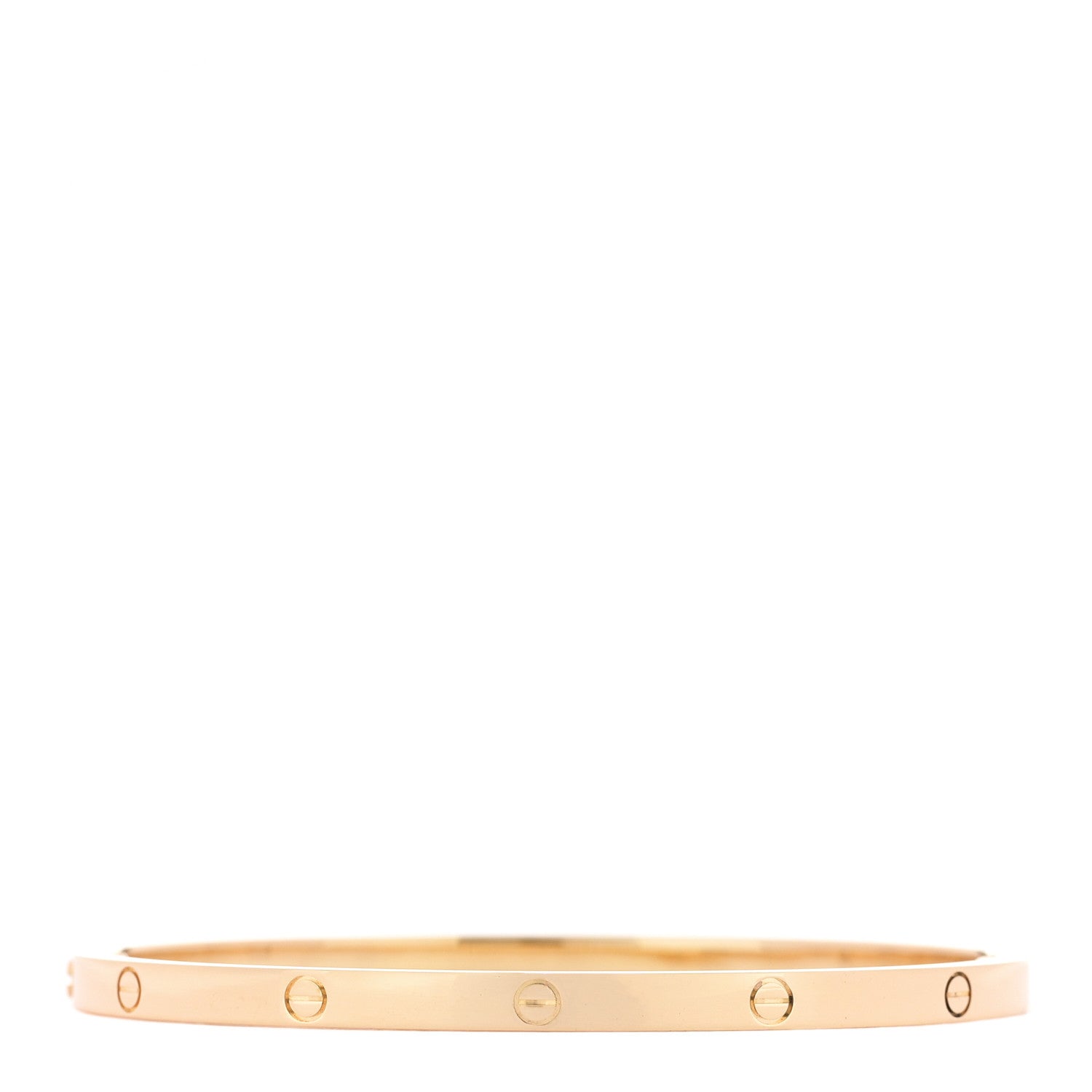Cartier 18K Yellow Gold Small LOVE Bracelet 17 2 of 6