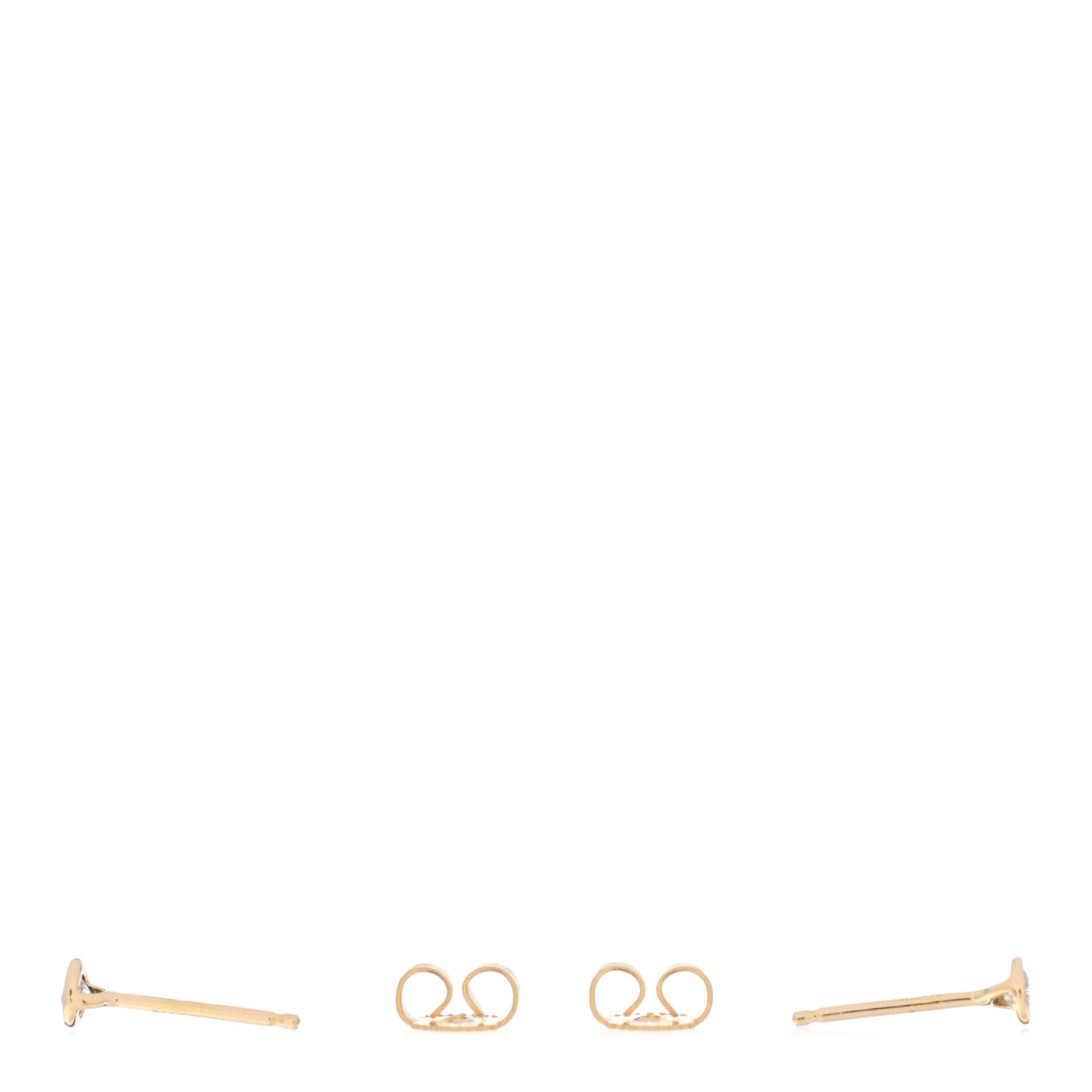 18K Yellow Gold Diamond .20ctw Elsa Peretti Diamonds By The Yard Earrings