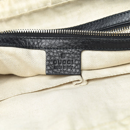 Gucci Pebbled Calfskin Soho Briefcase Black 9 of 19