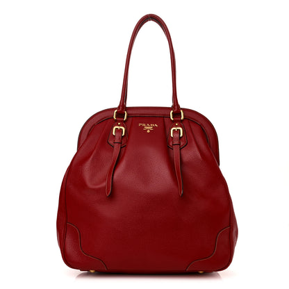 Prada Large Frame Satchel Red 1 of 19