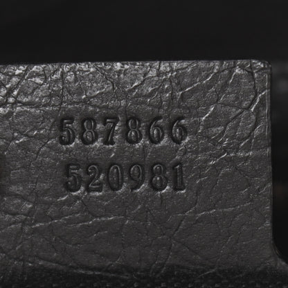 Gucci Fluffy Calfskin Morpheus Convertible Backpack Black 7 of 10