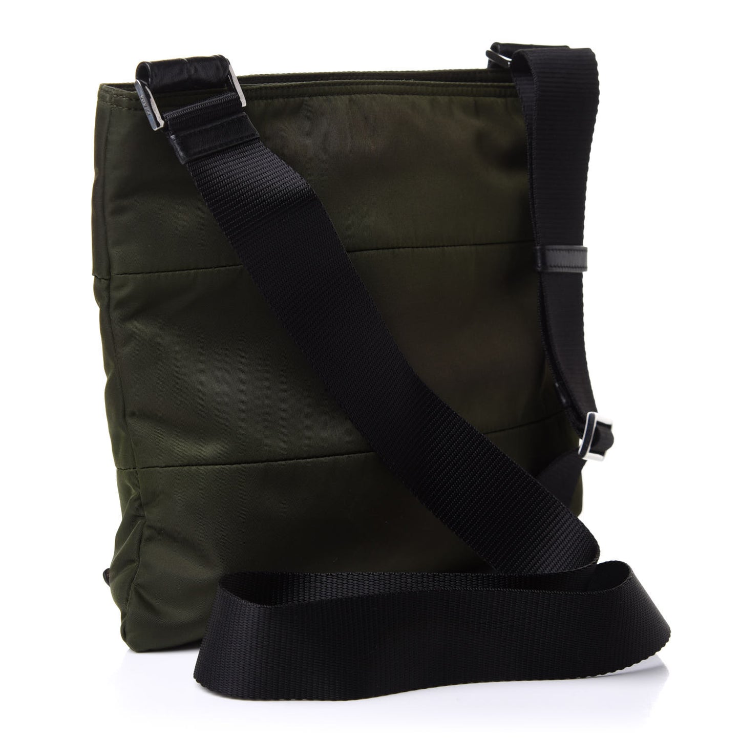 Tessuto Nylon Flat Messenger Bag Militare