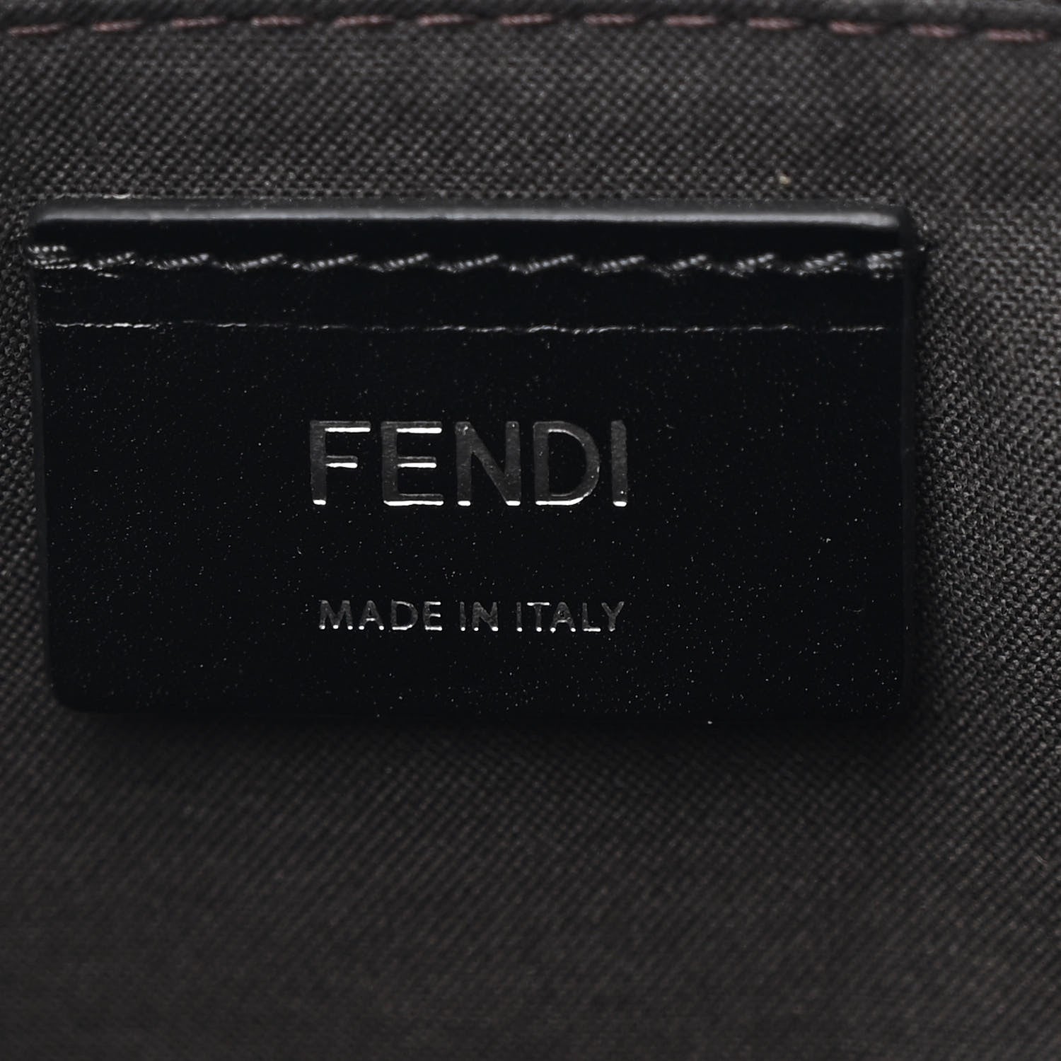 Fendi Zucca Spalmati Top Handle Convertible Tote Black 5 of 10