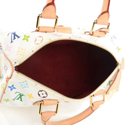 Louis Vuitton Monogram Multicolor Speedy 30 White 5 of 7