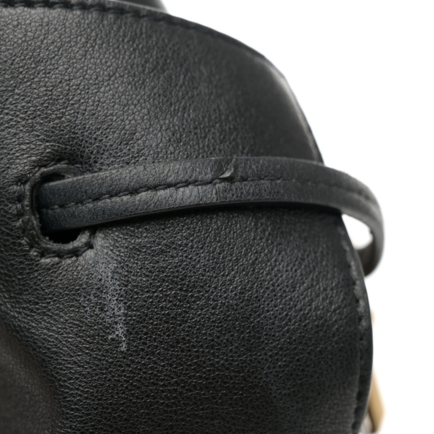 Saint Laurent Lambskin Paris VII Pochon Black 13 of 14