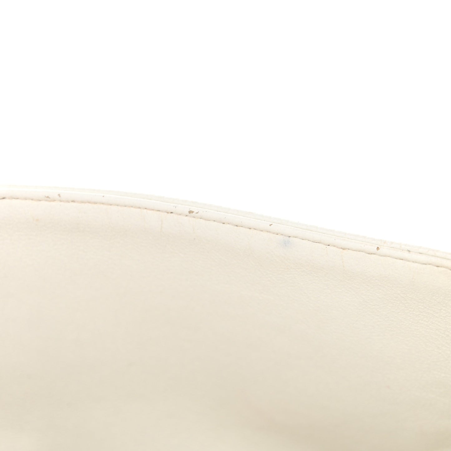 Caviar Quilted Medium Double Flap Bijoux Chain White