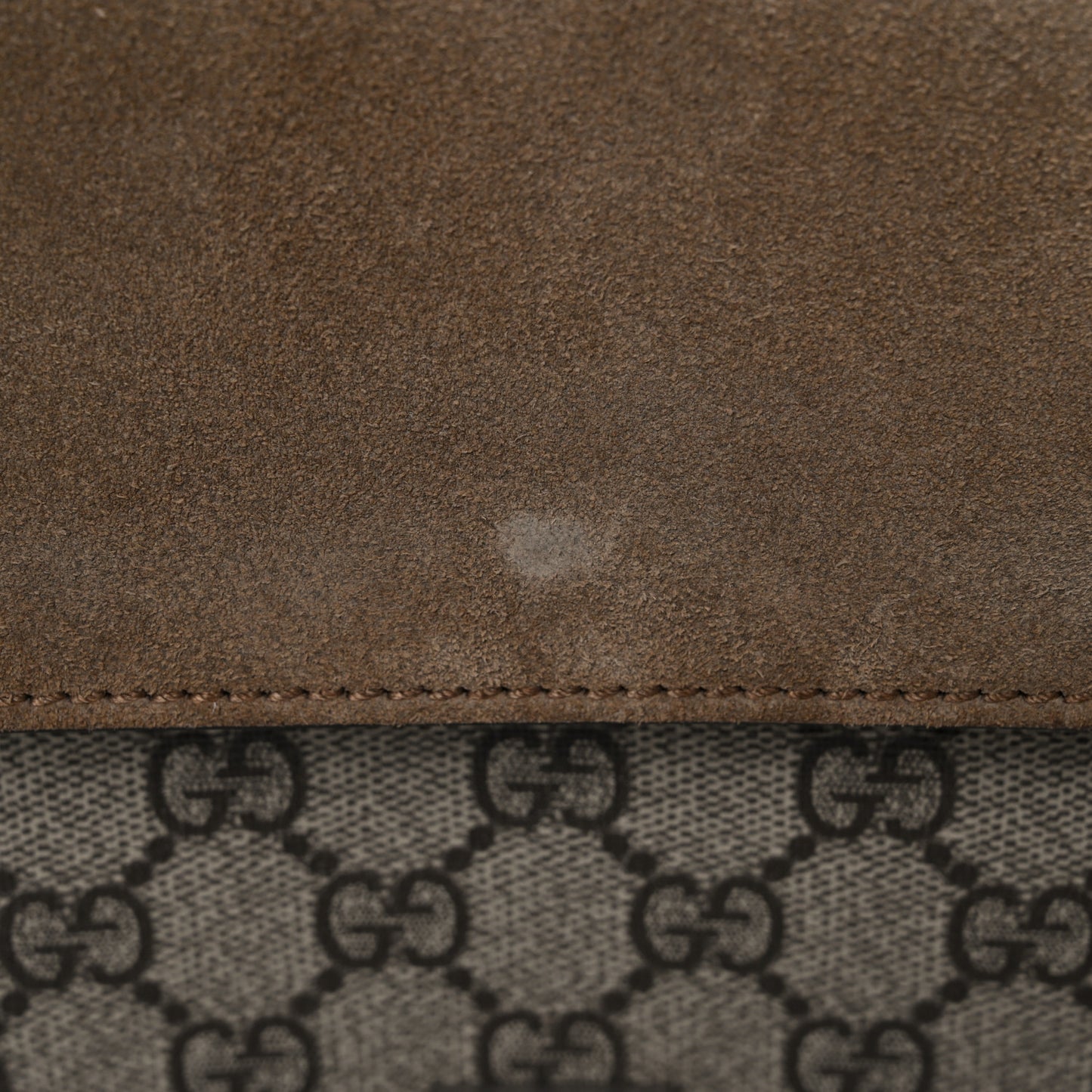 GG Supreme Monogram Small Dionysus Shoulder Bag Taupe