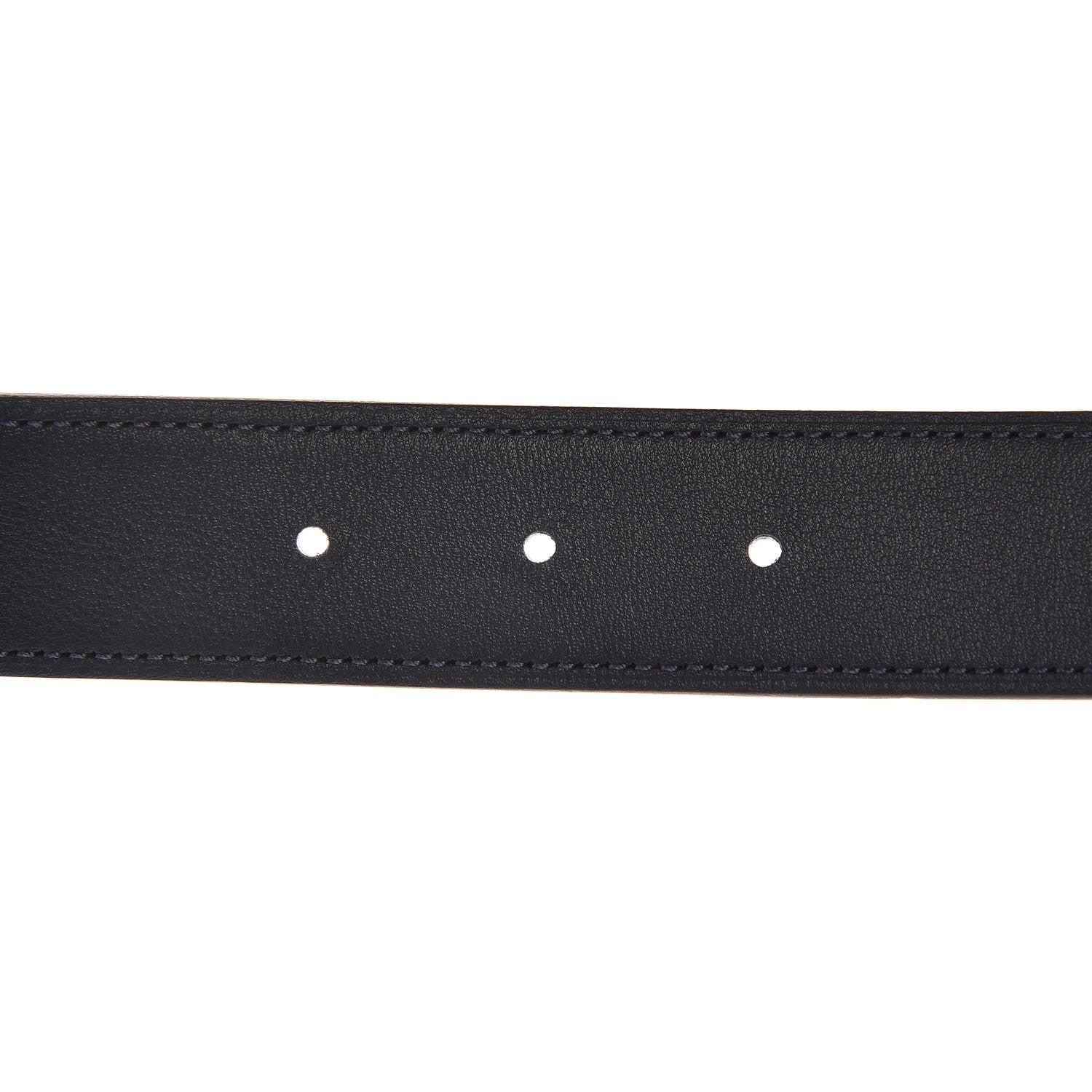 Hermes Swift Epsom Reversible 32mm Belt Strap 85 Rose Eglantine Bleu Indigo 4 of 6
