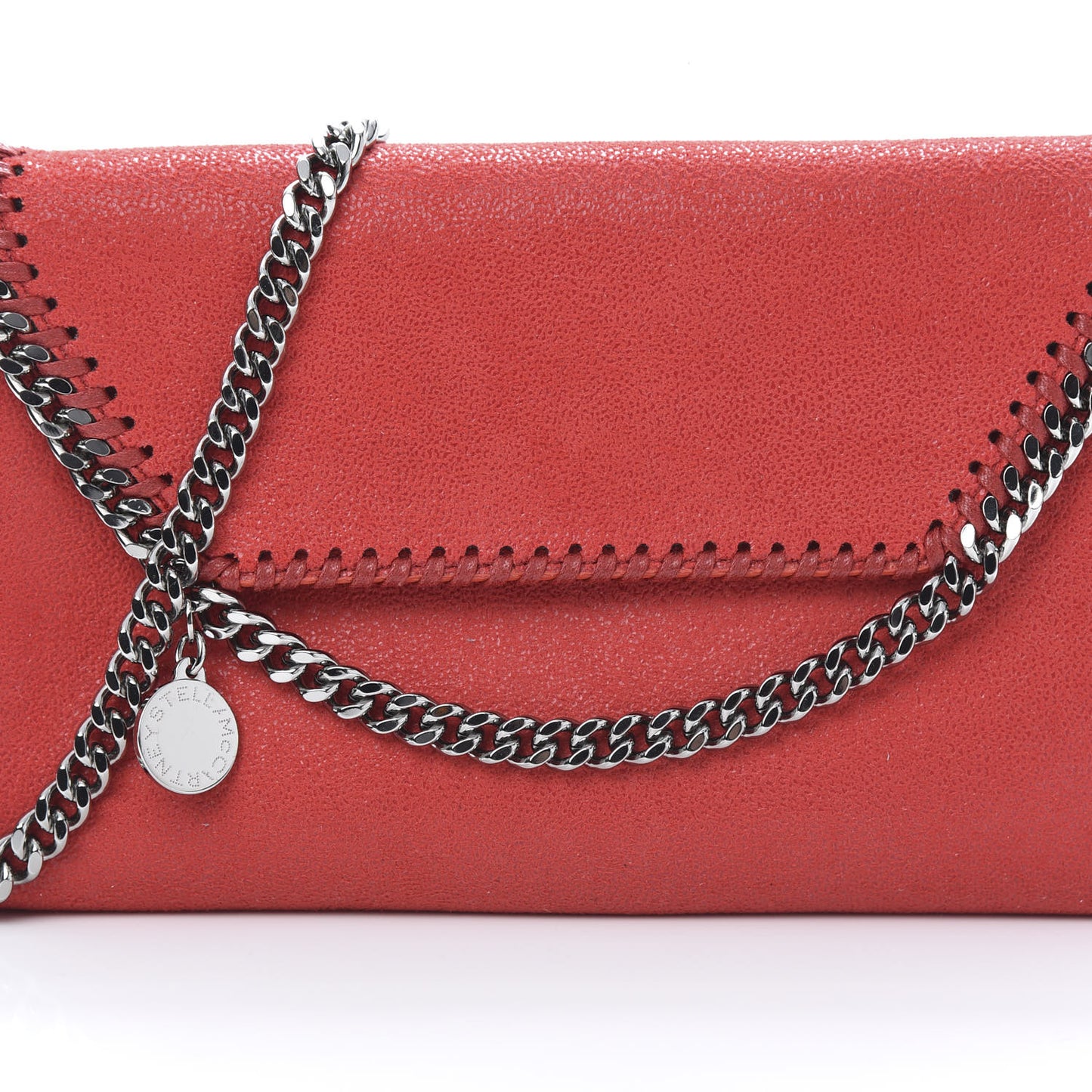 Shaggy Deer Mini Falabella Crossbody Bag Cherry