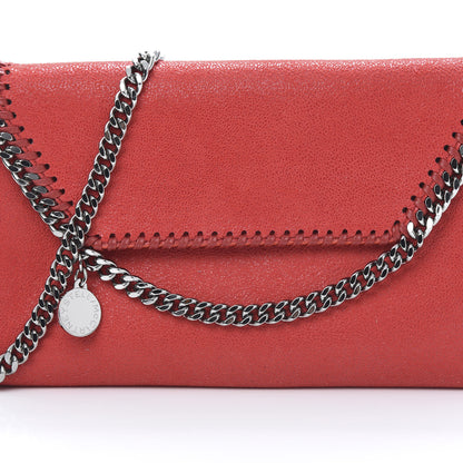 Stella McCartney Shaggy Deer Mini Falabella Crossbody Bag Cherry 7 of 9