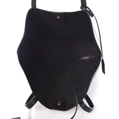 Saint Laurent Calfskin Medium Shopping Tote Black 6 of 10