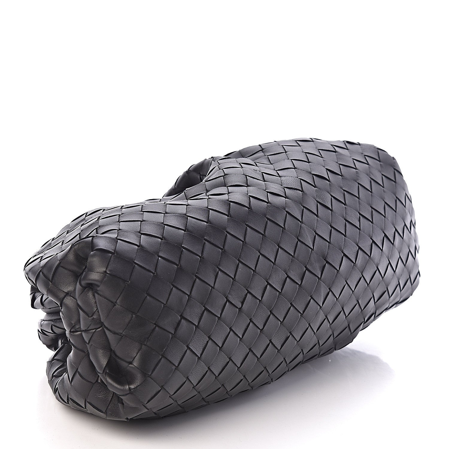 Bottega Veneta Nappa Maxi Intreccio The Pouch Oversized Clutch Black 4 of 8