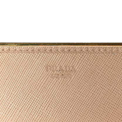 Prada Saffiano Metal Bar Chain Wallet Cammeo 6 of 8
