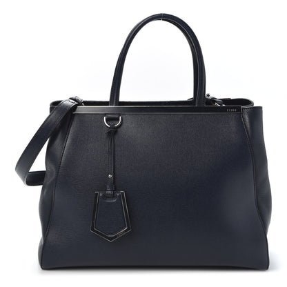 Fendi Vitello Elite Regular 2Jours Tote Lavagna 1 of 11