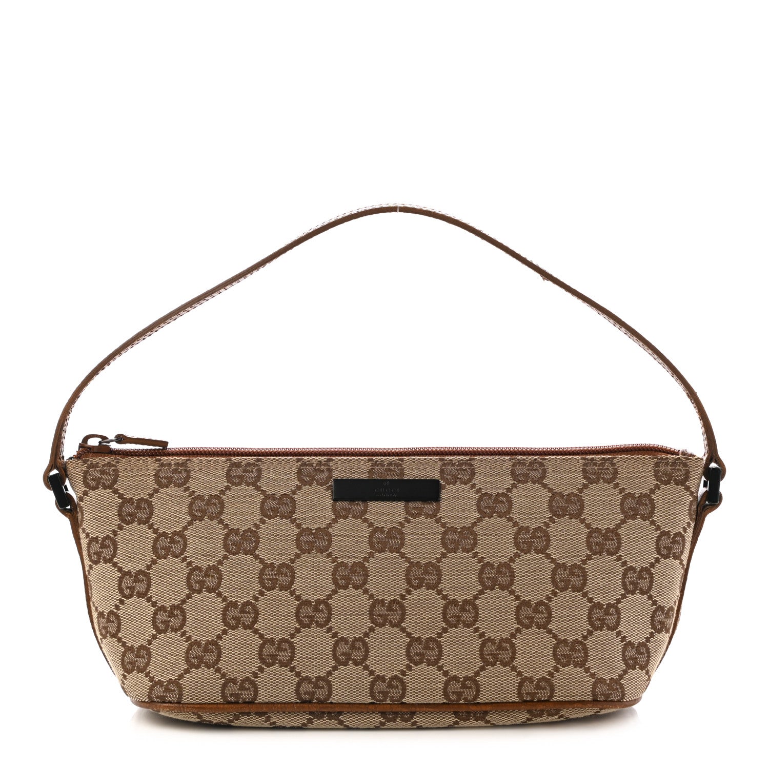 Gucci Monogram Boat Pochette Brown 1 of 19