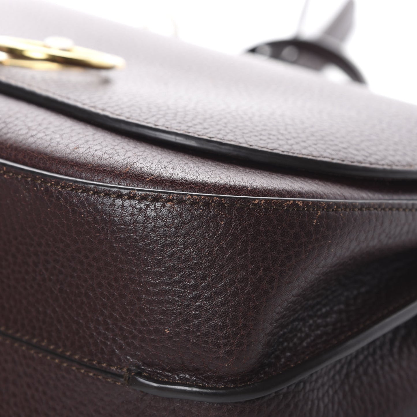 Small Classic Grain Amberley Satchel Oxblood