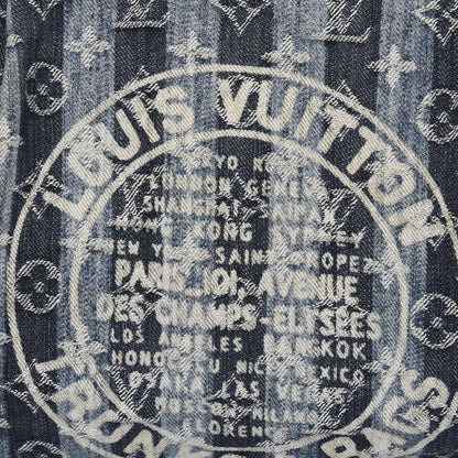 Louis Vuitton Denim Raye Cabas GM 16 of 17