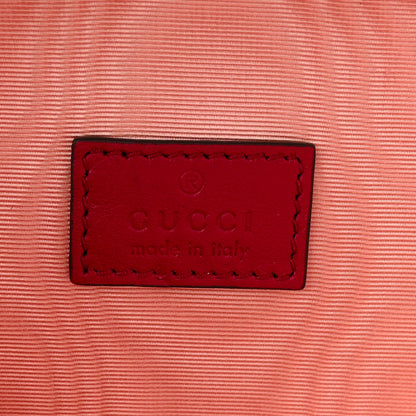 Gucci Snakeskin Broadway Mini Heart Top Handle Bag Rasberry Candy 6 of 12