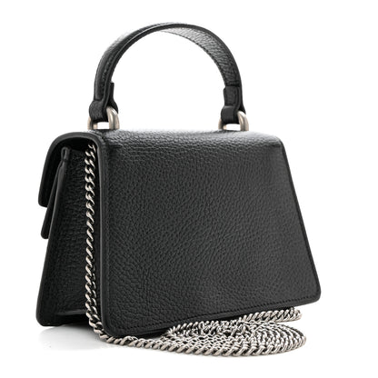 Gucci Dollar Calfskin Crystal Mini Dionysus Top Handle Bag Black Crystal 2 of 10