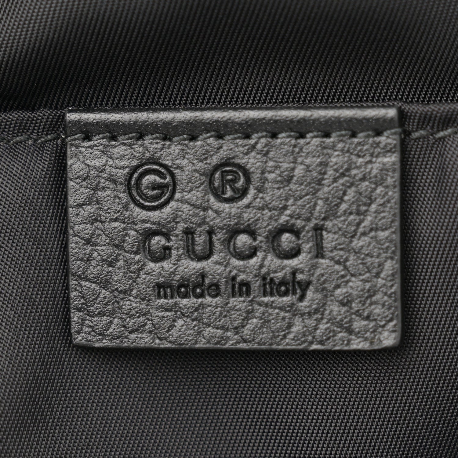Gucci Nylon Monogram Medium Light Single Buckle Backpack Black 6 of 11