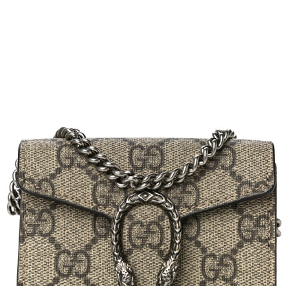 Gucci GG Supreme Monogram Dionysus Coin Purse Taupe 7 of 10
