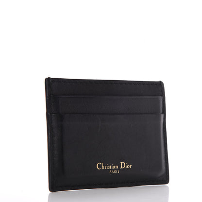 Christian Dior Calfskin D-Fence Card Holder Black 3 of 12