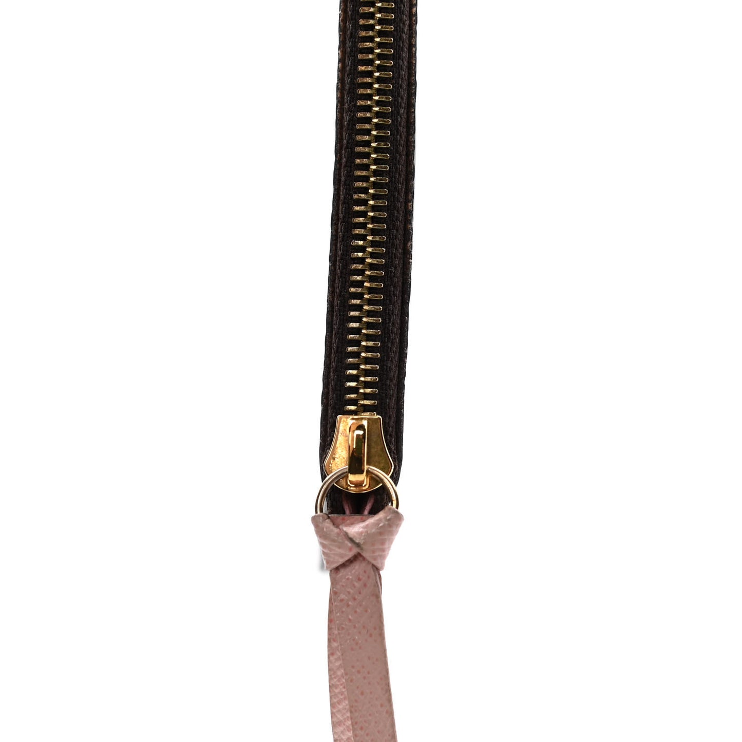 Monogram Felicie Chain Wallet Zippered Insert Rose Ballerine