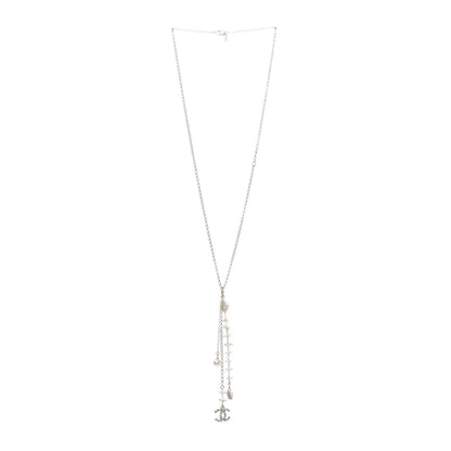 Chanel Pearl CC Chain Necklace Gold 3 of 8