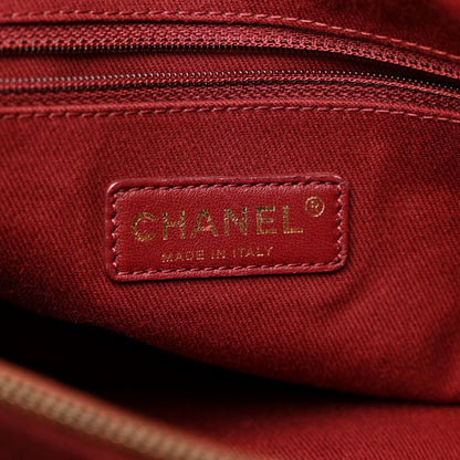 Chanel Glazed Caviar Quilted Small Shiva Tote Black 7 of 11