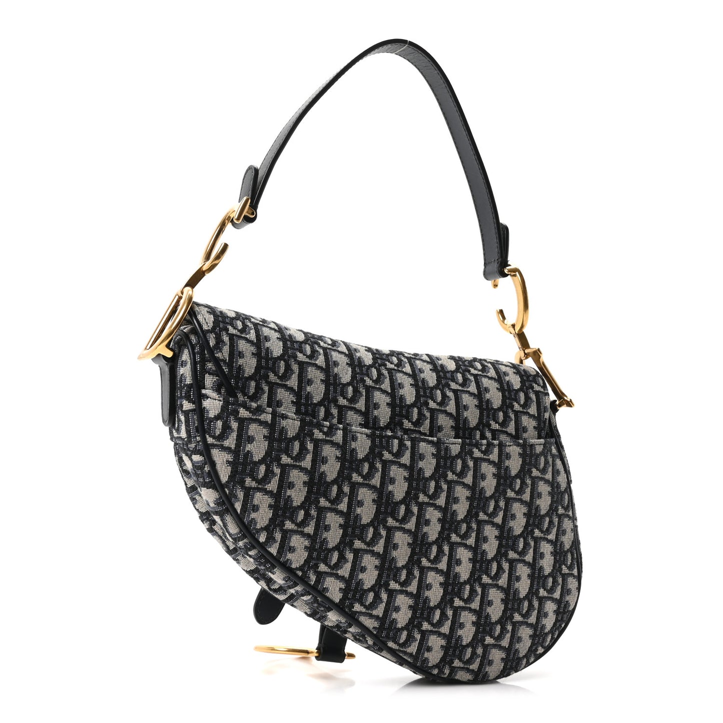 Oblique Saddle Bag Blue