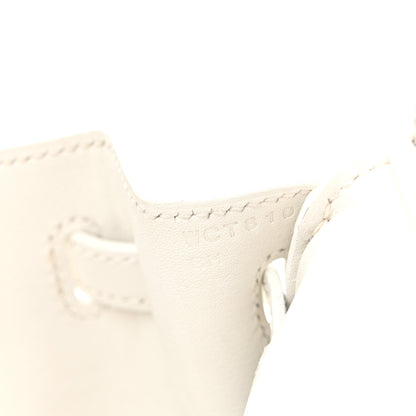 Hermes Swift Birkin 25 New White 7 of 11