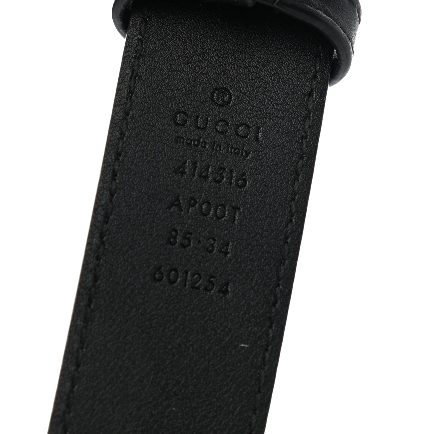 Calfskin Double G 30mm Belt 85 34 Black