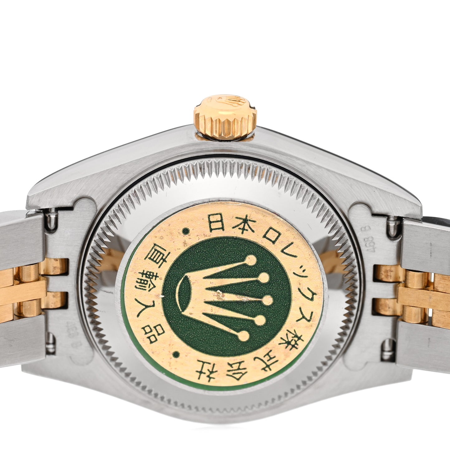 Stainless Steel 18K Yellow Gold Diamond 26mm Oyster Perpetual Datejust Watch Champagne 79173