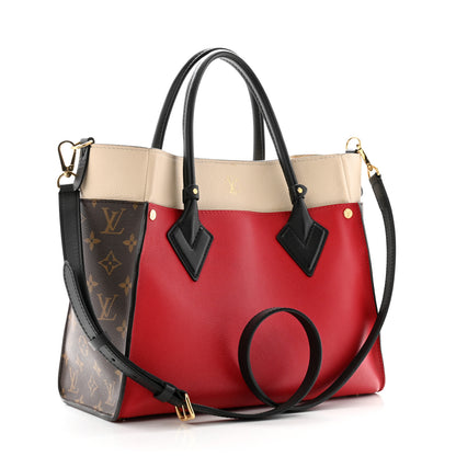 Louis Vuitton Calfskin Monogram On My Side Pirate Red 3 of 10