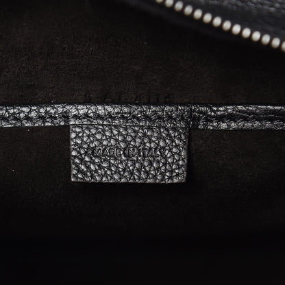 Celine Drummed Calfskin Nano Luggage Black 6 of 10