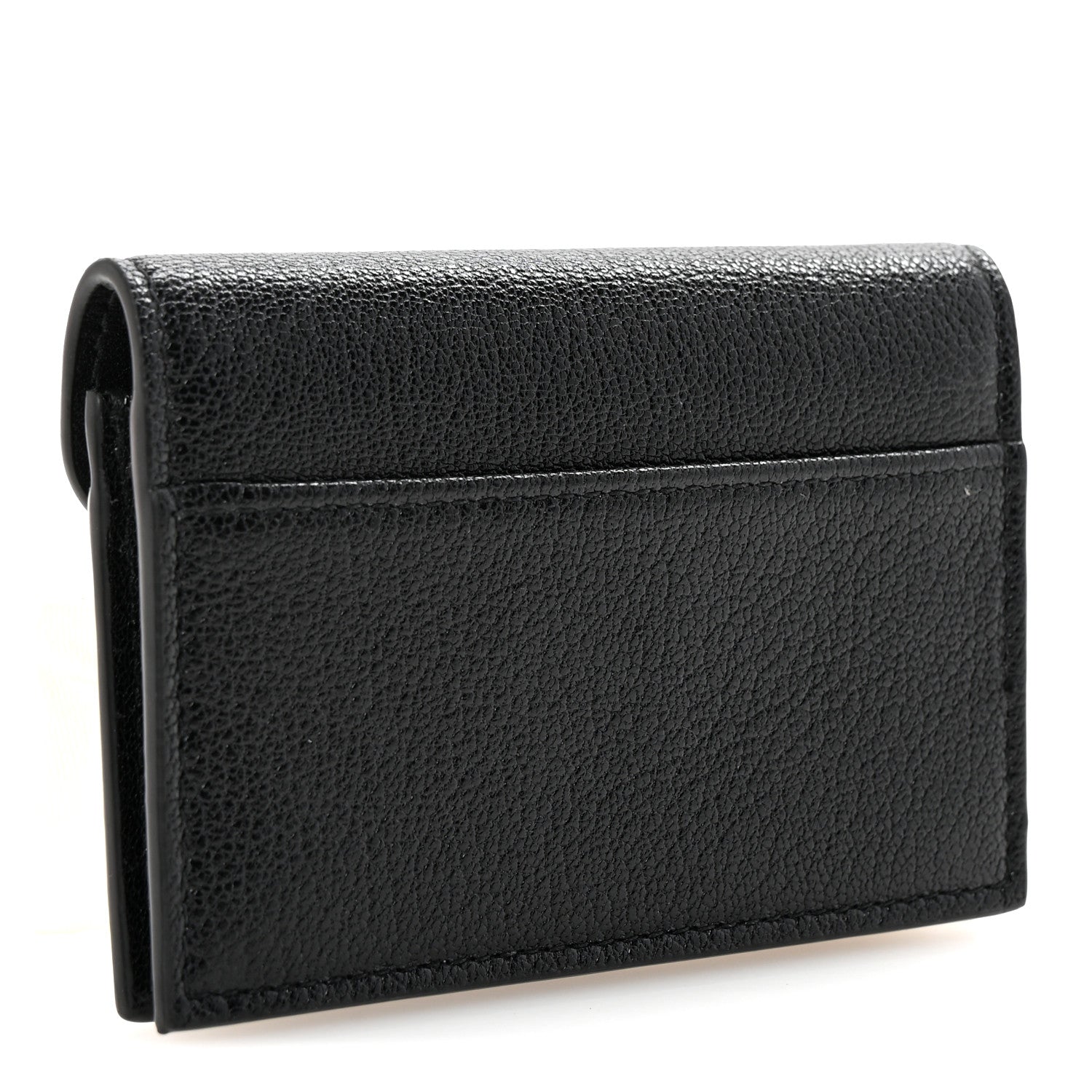 Christian Dior Goatskin Saddle Card Holder Black 3 of 7