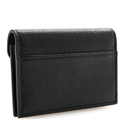 Christian Dior Goatskin Saddle Card Holder Black 3 of 7