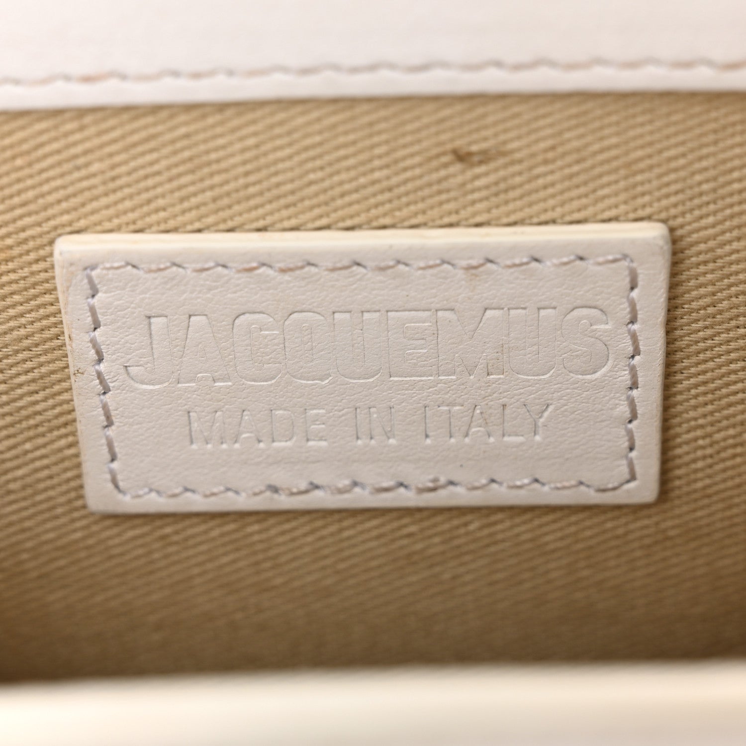 Jacquemus Smooth Calfskin Le Chiquito White 6 of 13
