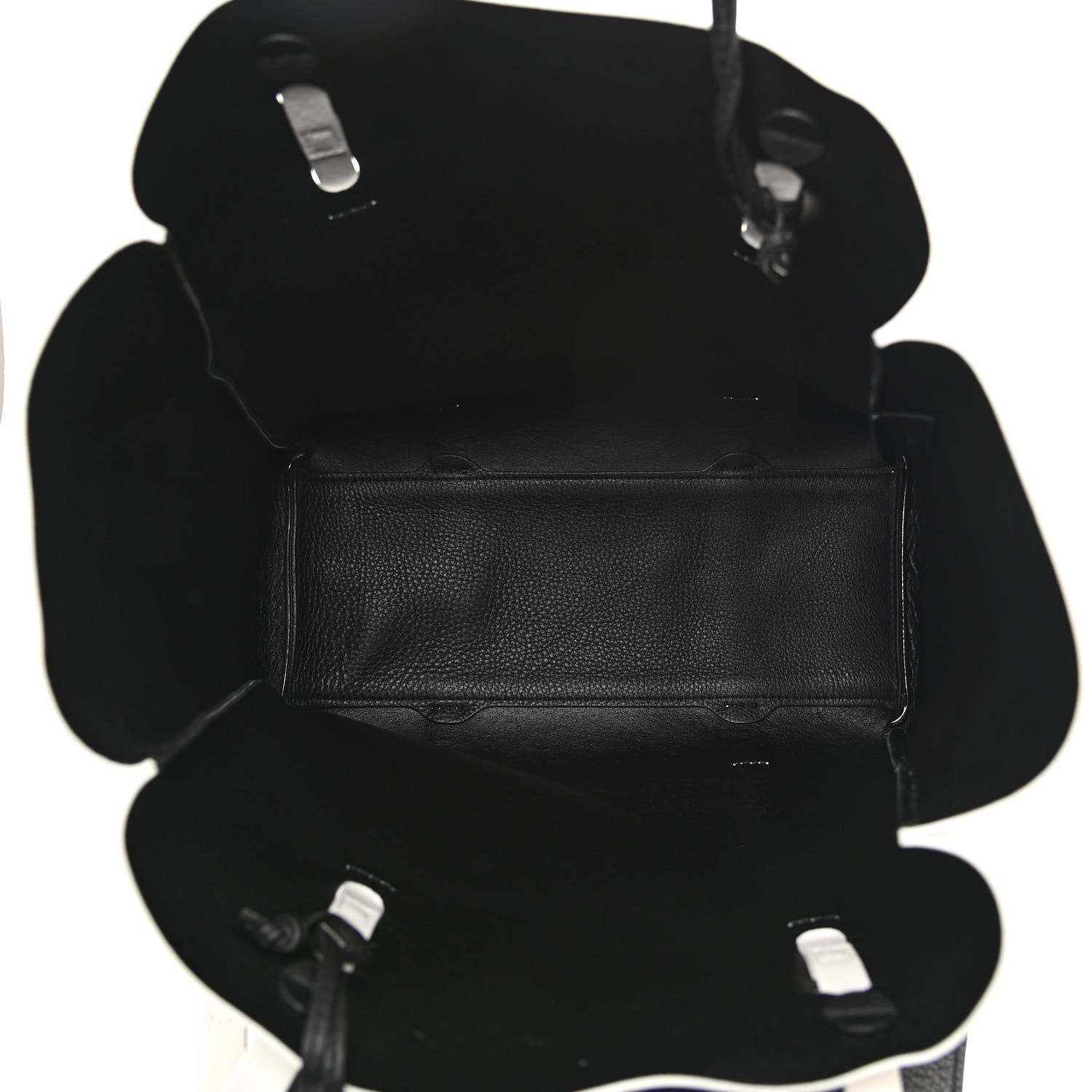 Balenciaga Smooth Calfskin Double Sided Small Everyday Tote Optic White Black 5 of 11