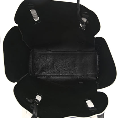 Balenciaga Smooth Calfskin Double Sided Small Everyday Tote Optic White Black 5 of 11