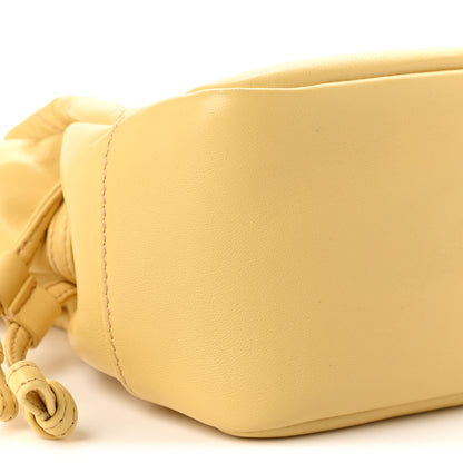 Saint Laurent Lambskin Matelasse Monogram Mini Jamie Shoulder Pouch Bag Soft Lemon 15 of 19