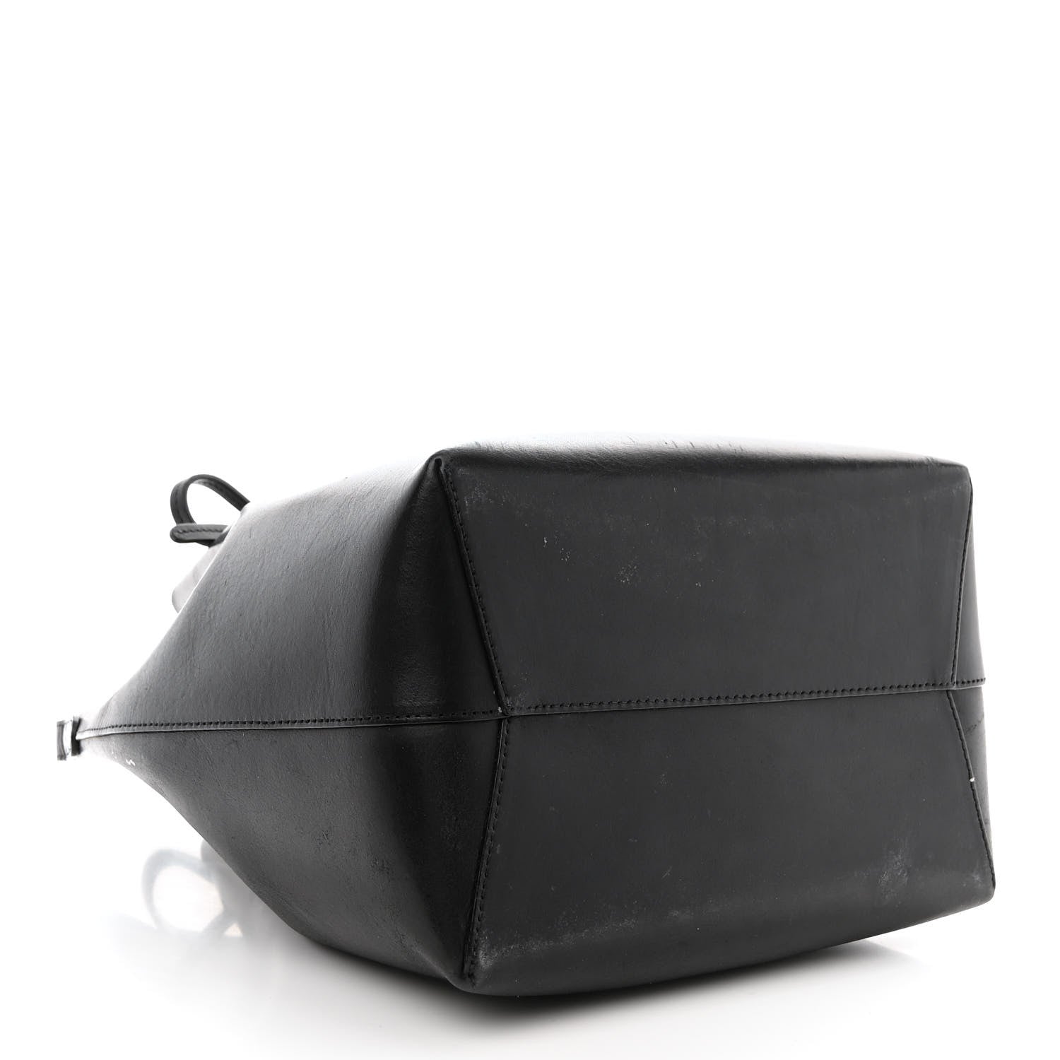 Mansur Gavriel Vegetable Tanned Calfskin Bucket Bag Black Ballerina 4 of 17
