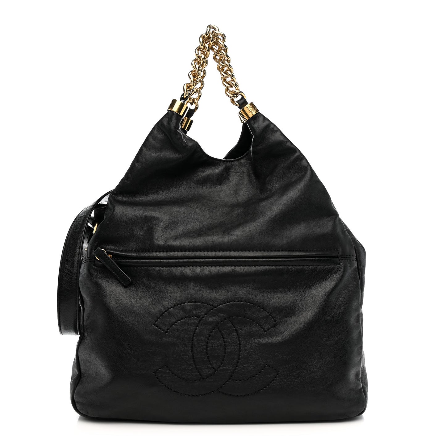 Lambskin Medium Rodeo Drive Tote Black