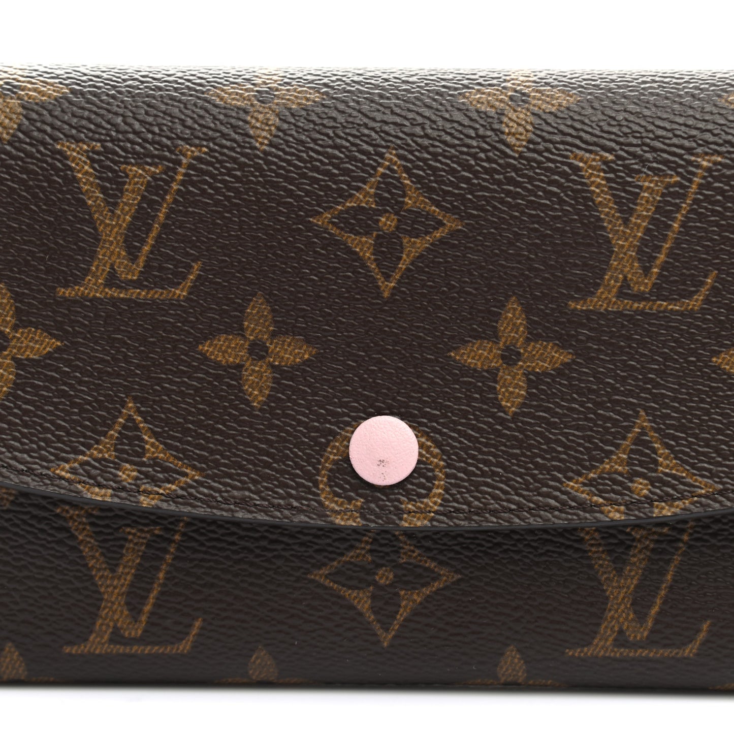 Monogram Emilie Wallet Rose Ballerine