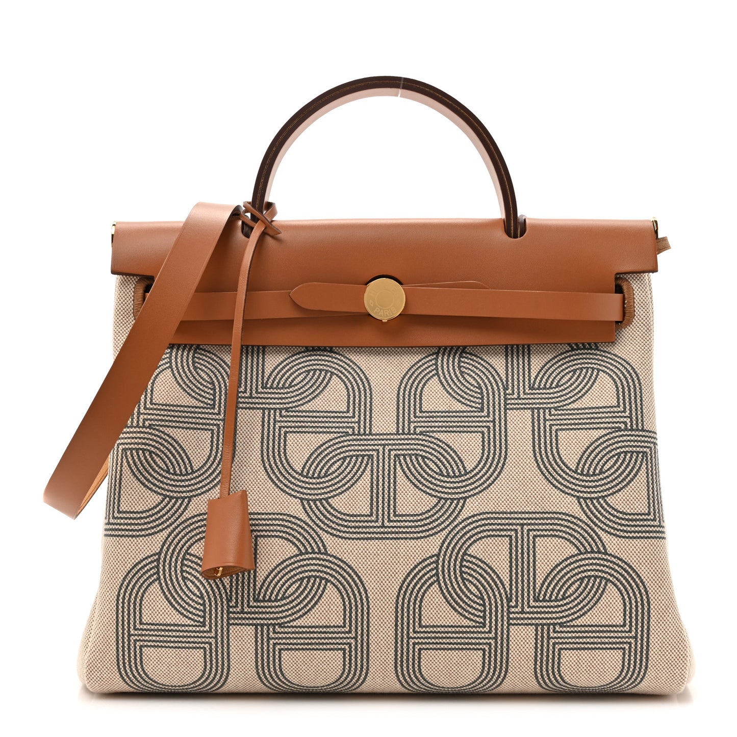 H Plume Canvas Vache Hunter Circuit 24 Herbag Zip Retourne 31 Gris Meyer Ecru Beige Naturel