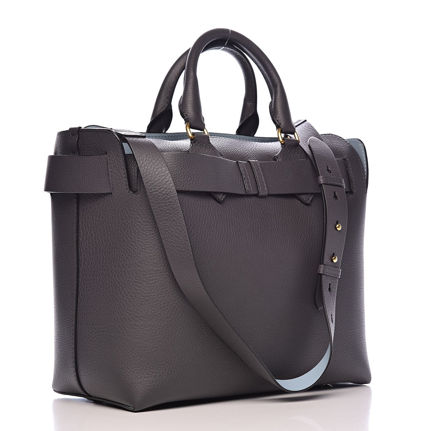 Burberry Soft Grain Calfskin Medium Belt Bag Marais Charcoal Grey 3 of 15
