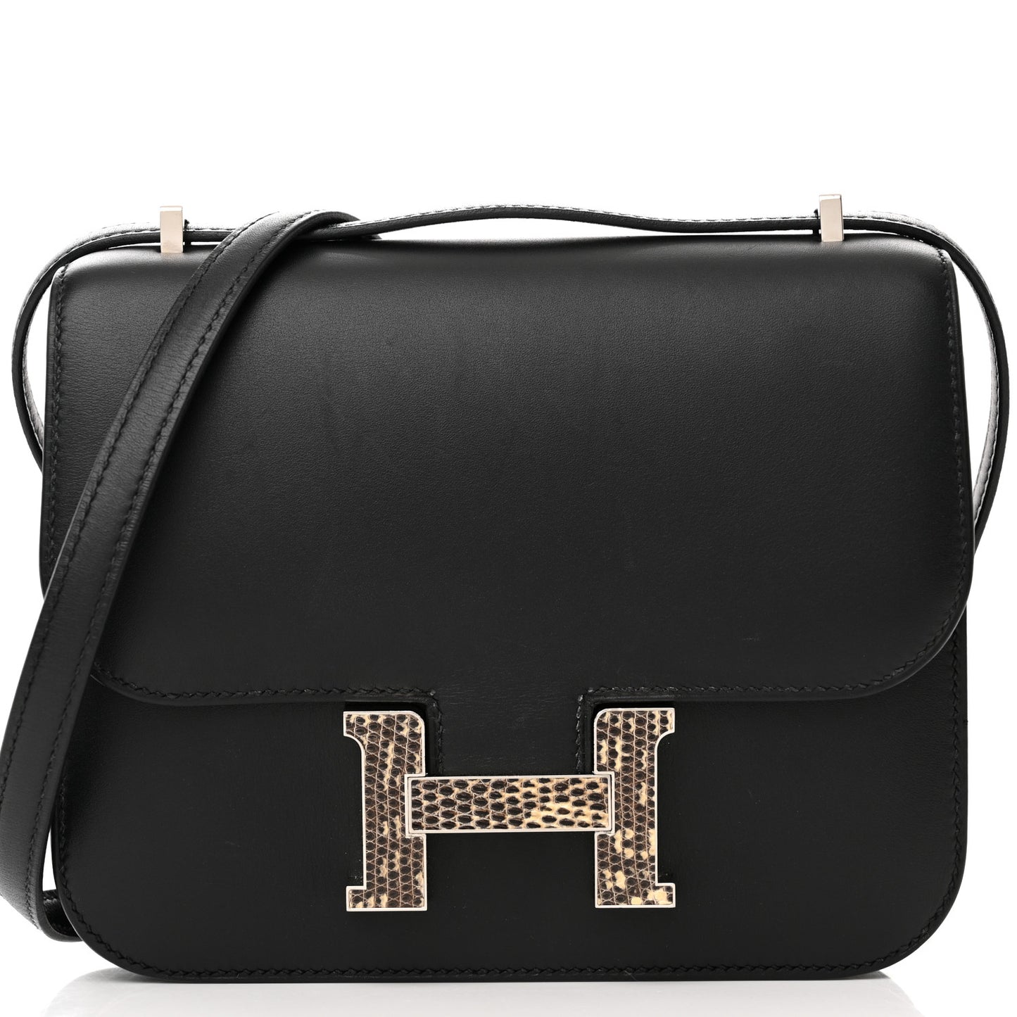 Veau Monsieur Lizard Constance 18 Black Ombre