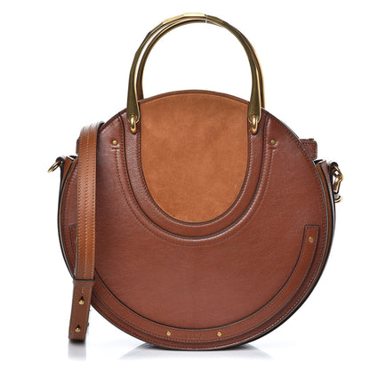 Chloe Calfskin Suede Medium Pixie Bag Saffron Red 1 of 7