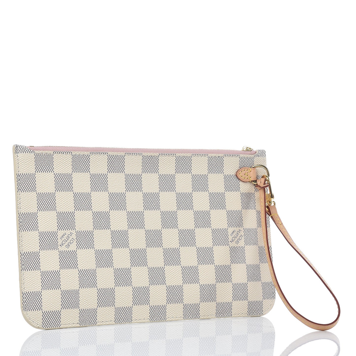 Damier Azur Neverfull MM GM Pochette Rose Ballerine