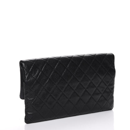 Chanel Caviar Quilted CC Beauty Clutch Black 3 of 9